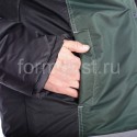 Костюм "Меридиан 2" утепл. с бр.,зел. + черн. заказать в ФОРМГОСТ
