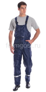 Полукомбинезон автомойщика летний, син.