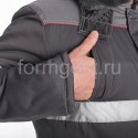 Костюм "Профи Люкс" утепл. с п/к, сер. + св. сер. заказать в ФОРМГОСТ