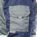 Рабочая одежда - Куртка "Ангара" утепл., сер. + син.