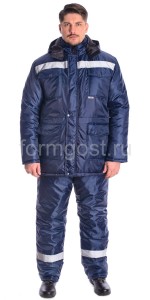 Куртка "Профи Плюс" утепл., син. + син.