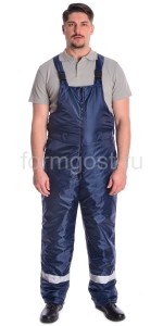 Полукомбинезон утепл., син.