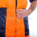 Костюм "Дорожник" утепл., оранж. фл. + син. заказать в ФОРМГОСТ