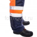 Рабочая одежда - Костюм "Дорожник" утепл., оранж. фл. + син.