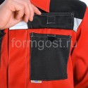 Костюм "ФормгостЭксперт Люкс" с п/к, красн.+черн. купить с доставкой