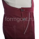 Костюм "Орбита" с п/к, бордо + сер. купить с доставкой
