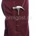 Костюм "Орбита" с п/к, бордо + сер. купить выгодно