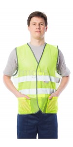 Жилет "Габарит" (тк. сетка). желт. флуоресцент.