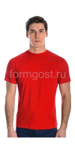 Футболка х/б, красный