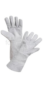 Краги спилковые пятипалые