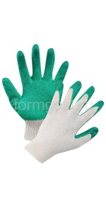 Перчатки трик. с латекс. покрытием (уп. 10)