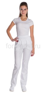 Брюки "Модельные" жен., бел.