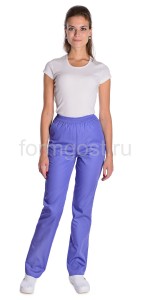 Брюки "Модельные" жен., фиолет.