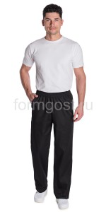 Брюки "Модельные" муж., черн.