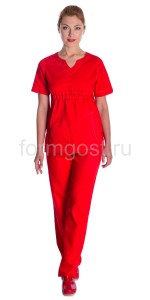 Блуза "Милана" мед. жен., красн.