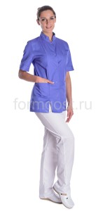 Блуза "Элит" мед. жен., фиолет.