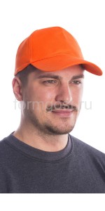 Бейсболка оранжевая