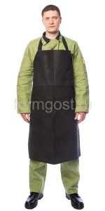 Фартук спилковый