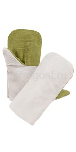 Рукавицы двунитка с брез. нал. аппрет. (уп. 20)