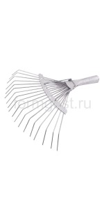 Грабли веерные проволоч. оцинков. с черенком, 18 зуб.