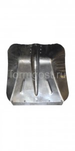 Лопата снеговая алюминиевая с черенком