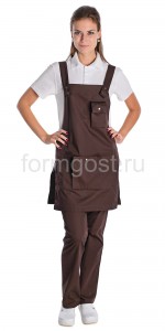 Фартук "Веда" коричн.
