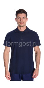 Рубашка-поло, синий