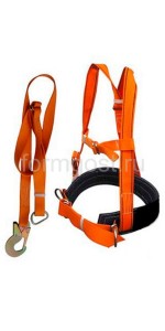 Удерживающая страховочная привязь УСП 2АД строп 12 м (ПП-2АД)