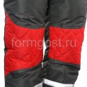 Спецодежда - Брюки "Вираж Люкс" утепл. со спинк. на брет., т. сер. + красн.