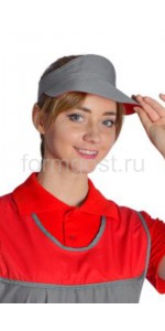 Козырек "Чистюля" сер.+красн.