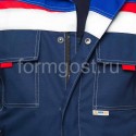 Костюм "Флагман" с бр., син. + вас. заказать в ФОРМГОСТ