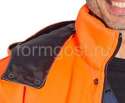 Куртка "Трасса" утепленная, оранжевый флюоресцентный + синий заказать в ФОРМГОСТ