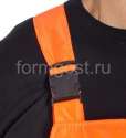 Полукомбинезон "Трасса" утепл., оранж.фл. + син. купить оптом