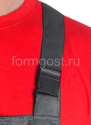 Костюм "ФормгостЭксперт-2" с п/к, т.сер.+ красн. купить с доставкой