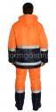 Купить Костюм "Трасса" утепл.с п/к, оранж. фл. + оранж. фл. + син
