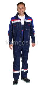 Костюм "Флагман" с п/к, син. + вас.