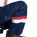 Эргономичный крой области колена Костюм "Флагман" с п/к, син. + вас. купить с доставкой