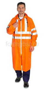 Плащ "Тайфун" с СОП, оранж. фл.