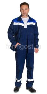 Костюм "ФормгостЭксперт Люкс" с п/к, син.+вас.