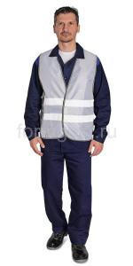 Жилет "Габарит" (2 кл. защ.), бел.