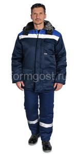 Куртка "Труд М" утепл., син. + вас.
