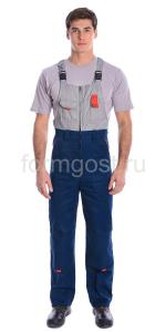 Полукомбинезон "ФормгостМегаполис", сер. + син.