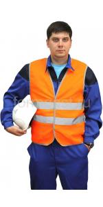 Жилет "Габарит" (2 кл. защ.), оранж. фл.