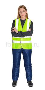 Жилет сигнальный ТИП-3Э желтый с карманами