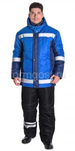 Куртка "Меридиан" утепл., вас. + син.