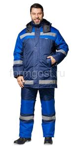 Костюм "Меридиан" утепл. с п/к, син. + вас.