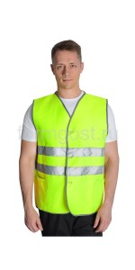 Жилет сигнальный ТИП-1 желтый с карманами