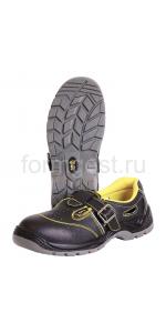 Сандалии "Профи" с мет. подн. и мет. стел.