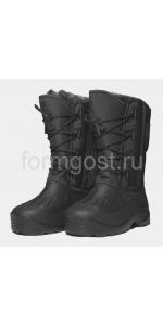 Сапоги комбинированные со шнуровкой