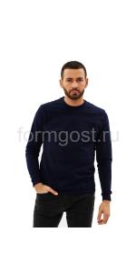 Футболка (длин. рукав), темно синий